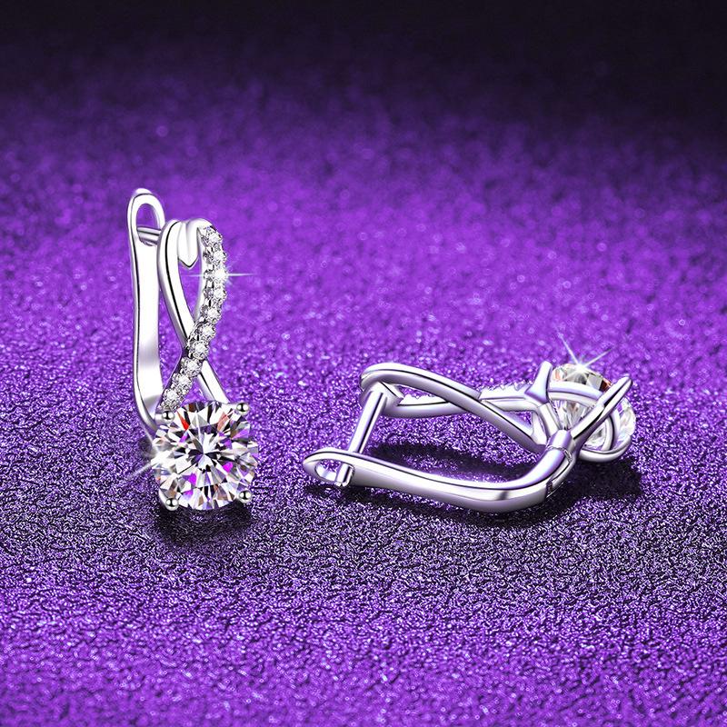 Möbius 925 Sterling Silber Creolen - Elegante Nischenmode für Damen, Abnehmbares Design.