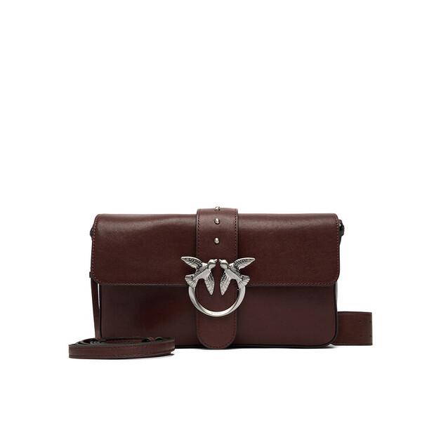 PINKO Love One Slouchy Zip Classic AI PLTT Bag