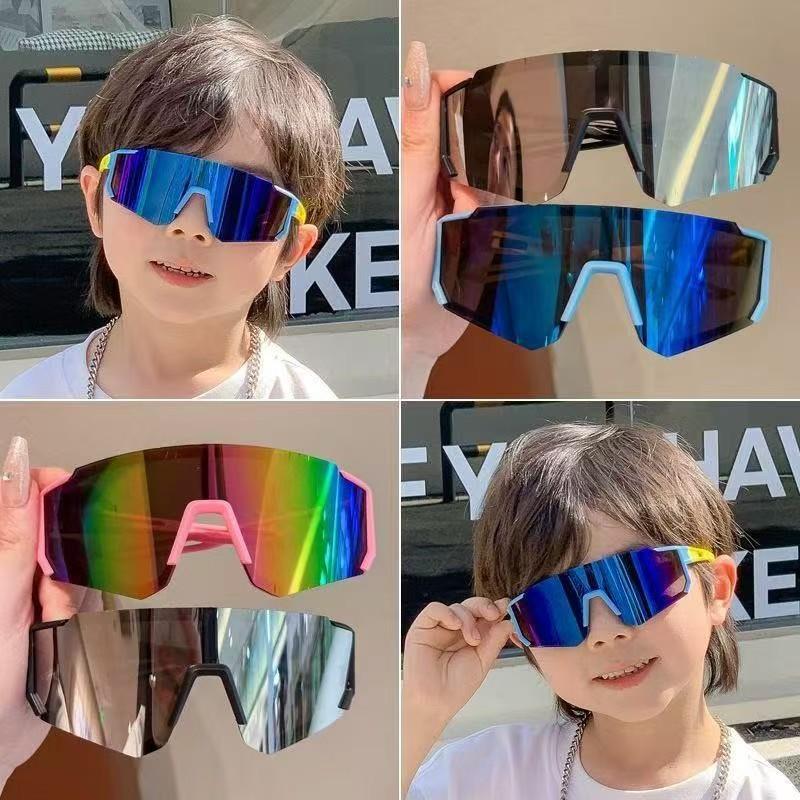 New Children Cycling Sunglasses Boys Girls Fashion Windproof Outdoor Sports MTB Riding Sun Goggles UV400 Eyewear