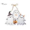 Eye-catching Halloween Decoration Pumpkin Door Hanging Decor, Spooky Festive Wall Ornament for Party Pendant Scene, Front Entryway Decoration,