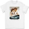 1998 Titanic Movie Xl Leonardo Dicaprio Kate Winslet Promo T-shirt HTLE