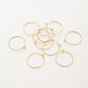 14k/18k Gold-Plated Large Hoop Earrings - Copper DIY Accessories, European & American Style