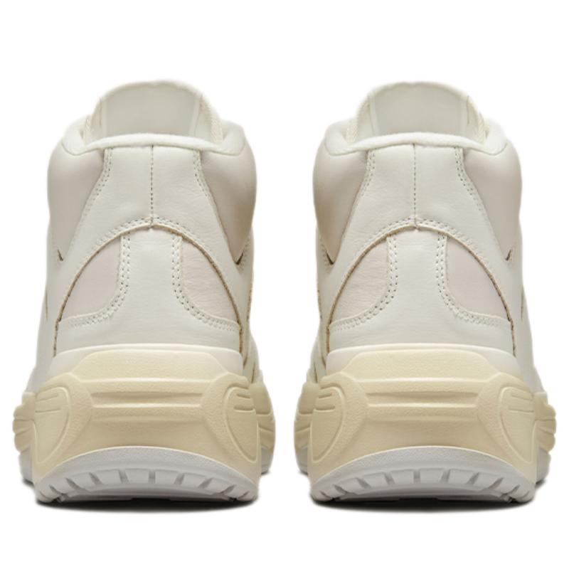 Converse Weapon cx Leather Lightweight Woven Retro Mid-top Retro Basketball Shoes Unisex Cream White