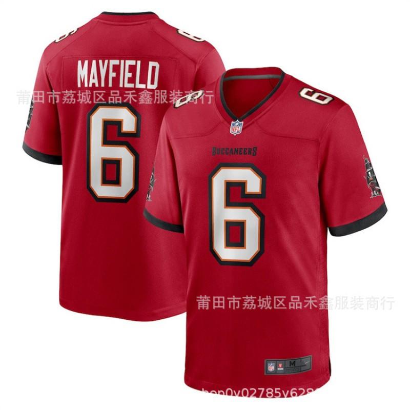 NFL Tampa Bay Buccaneers 6 Mayfield 13 Evans Embroidered Jersey Mens Womens Sports Team Uniform