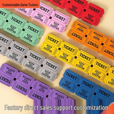 Set de 100 Piezas de Boletos para Eventos y Lotería