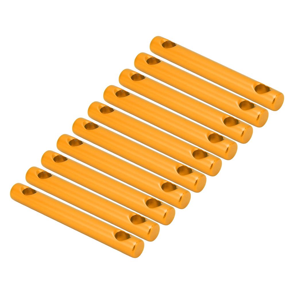 10 Pcs Aluminum Alloy Dual Holes Tent Line Stopper Cord Adjuster Tent Rope Tensioner Buckle