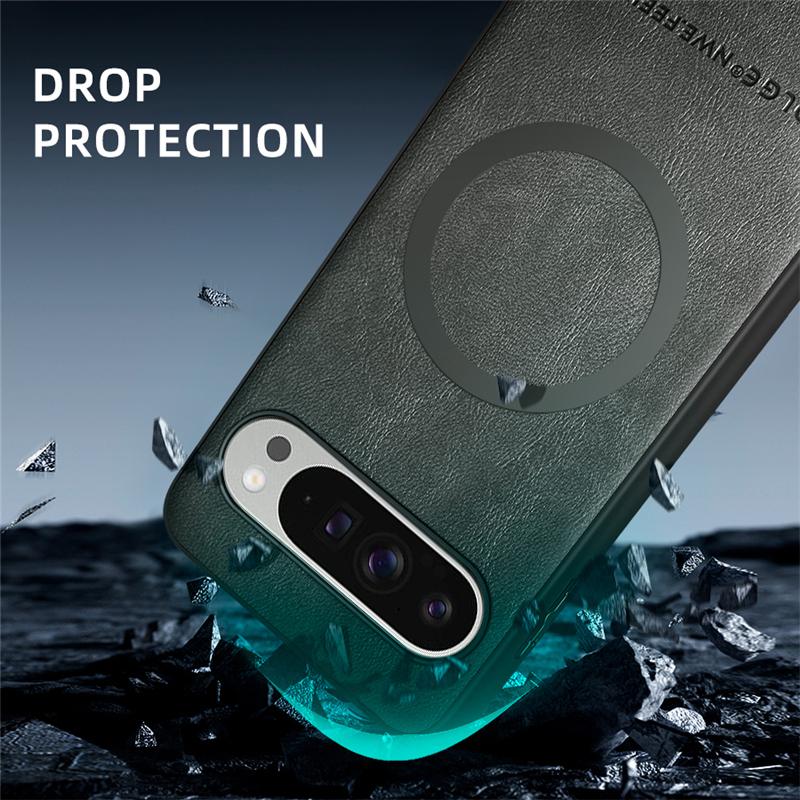 For Magsafe Phone Cases For Google Pixel 7 8 9 Pro XL Magnetic Wireless Charging Covers For Pixel 9A 8A 7A Phone Accessories