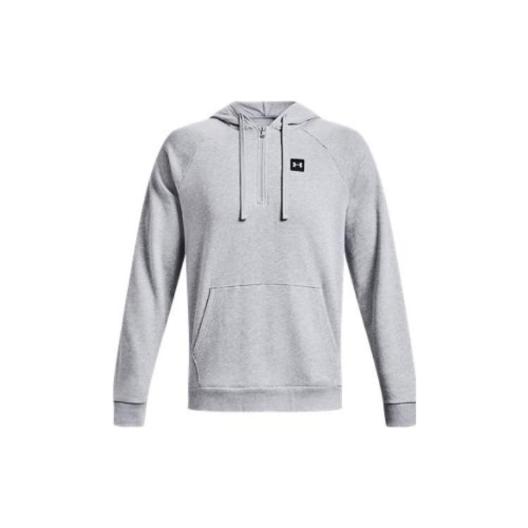 Under Armour Rival Fleece Zip Hoodie Light Grey Men s 1373371-011 XXL
