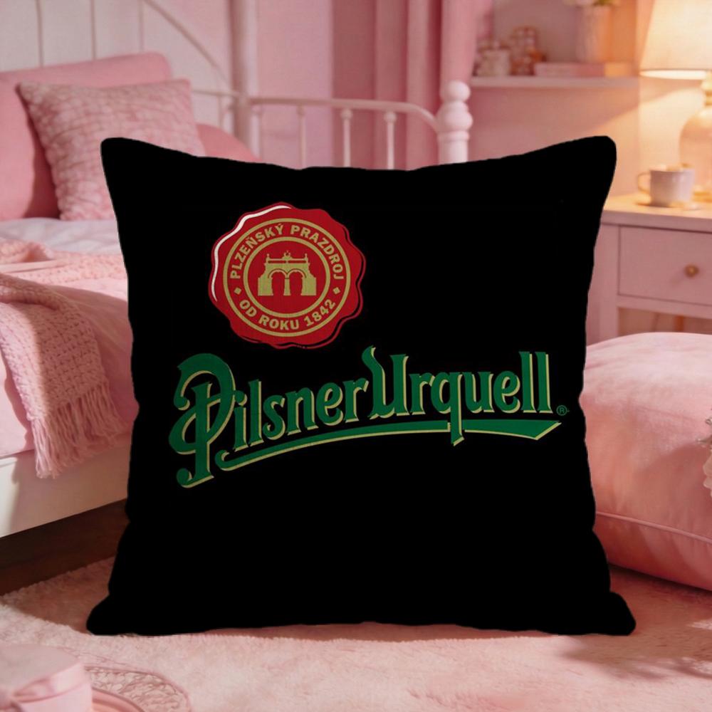 Potah na polštář Beer Pilsner Urquell Prémiový komfort Oboustranný potah na polštář Design dva v jednom Pro jakoukoli místnost Interiér auta