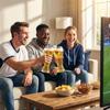 Soccer Beer Glass, Large Capacity Football Mug, Heavy Duty Clear Pint Cup for Craft Beer, Home Bar Party Gift for Fans