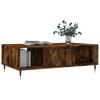 Coffee Table Smoked Oak 104x60x35 Cm Wood Based Material