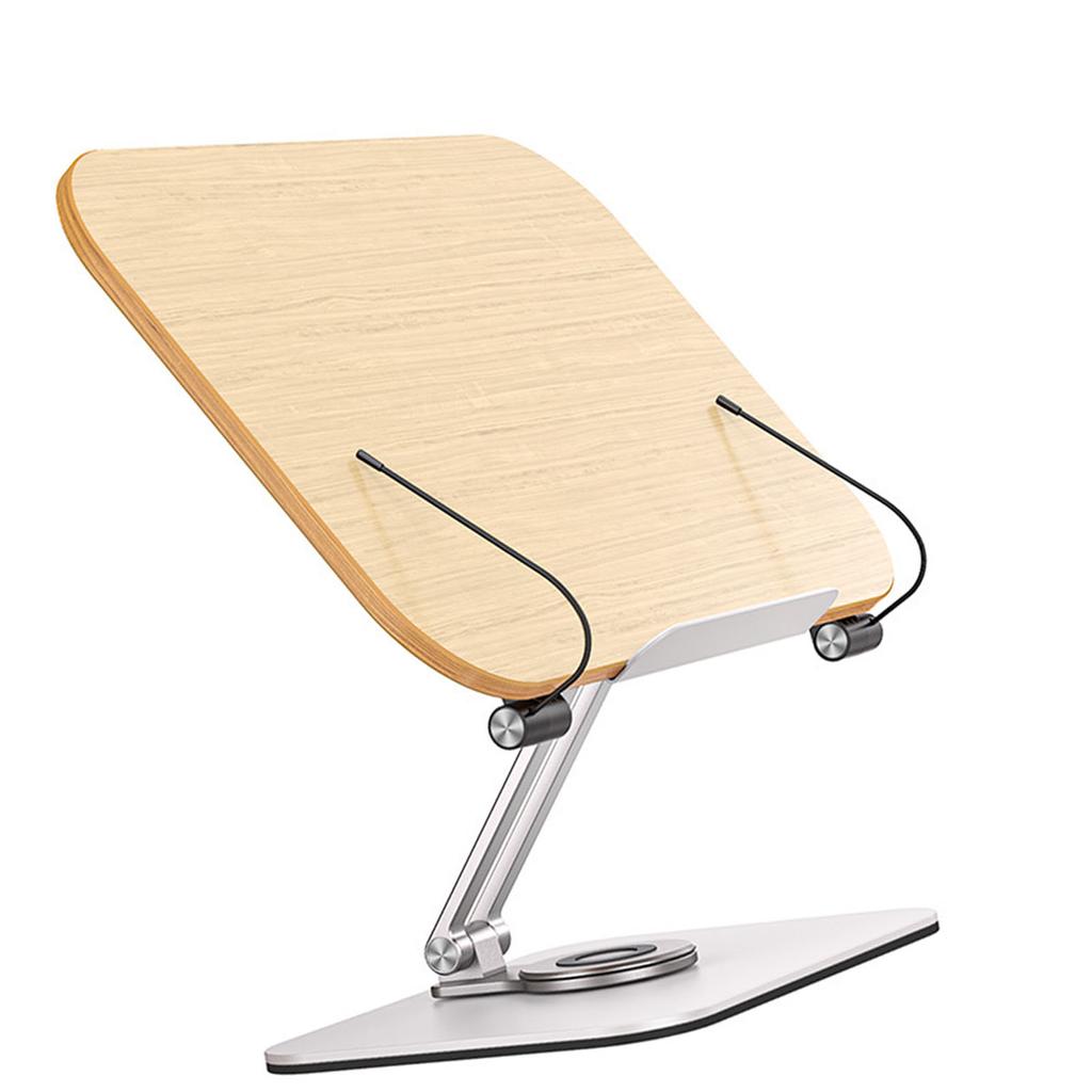 Reading Rack 360 Degree Rotating Strong Bearing Capacity Aluminum Alloy Tablet Stand for Student