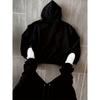 Men's Autumn and Winter Two-piece Hoodie Set, Classic Pattern Print Versatile Hooded Hoodie, Casual Sports Pants Two Piece Set Combination