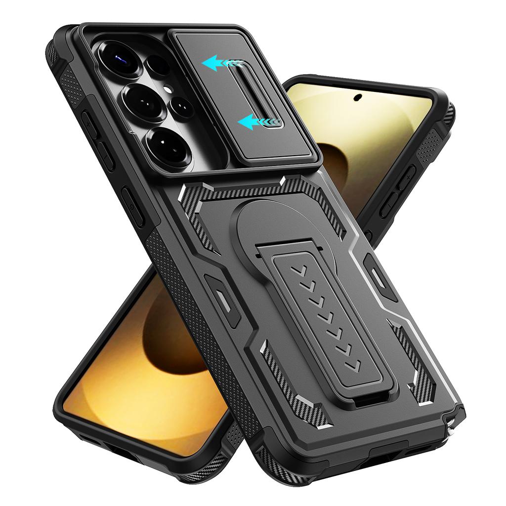 Tragbare Ständer Handyhülle für Samsung Galaxy S26 Ultra A57 5G S24 S25 Ultra A17 A37 A16 A26 A36 A56 Kameraobjektivschutz