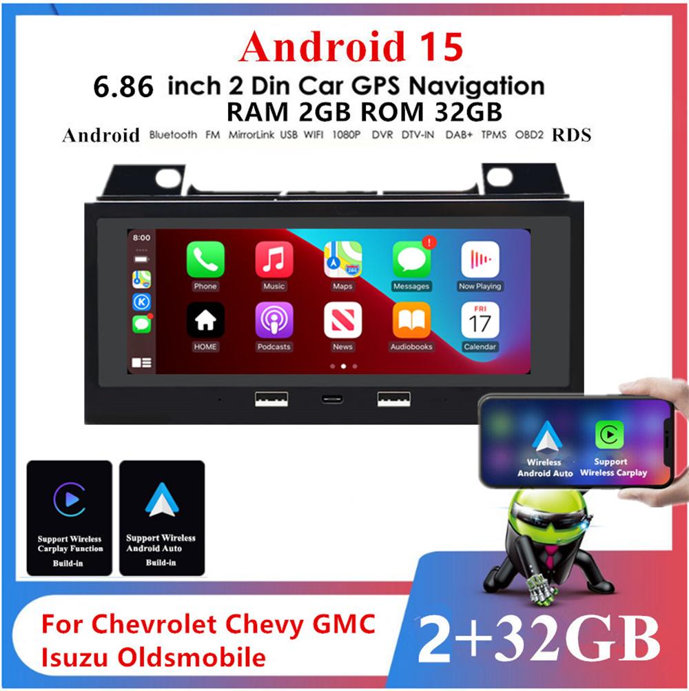 6.86 '' Car Stereo Radio Head Unit For GMC Sonoma 1994-1997/ Oldsmobile Bravada