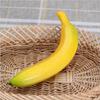 2pcs 20cm Artificial Bananas Decorative Plastic Fake Fruit Realistic Display Photos Simulation Banana Home Fruits Decoration
