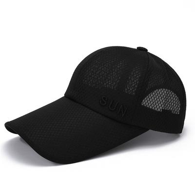 Summer Extended Brim Sun Hat Men And Women Outdoor Mesh Sunscreen Sun Hat Breathable Baseball Cap Cool Cap Cap Cap