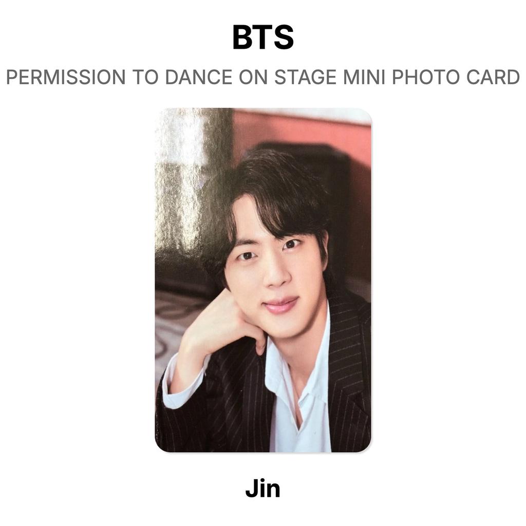 BTS PERMISSION TO DANCE ON STAGE MINI PHOTO CARD Official Photocard
