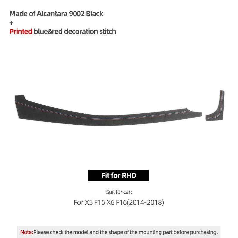 TPIC for BMW X5 F15 X6 F16 2014-2018 Car Center Console Dashboard Panel Decor Strip Auto Carbon Fiber Interior Tuning Accessory