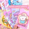 10/20Pcs Cartoon Portable Mini Notebook Daily Planner Notepad Kawaii Cute Notepad Office Supplies Student Stationery Gifts