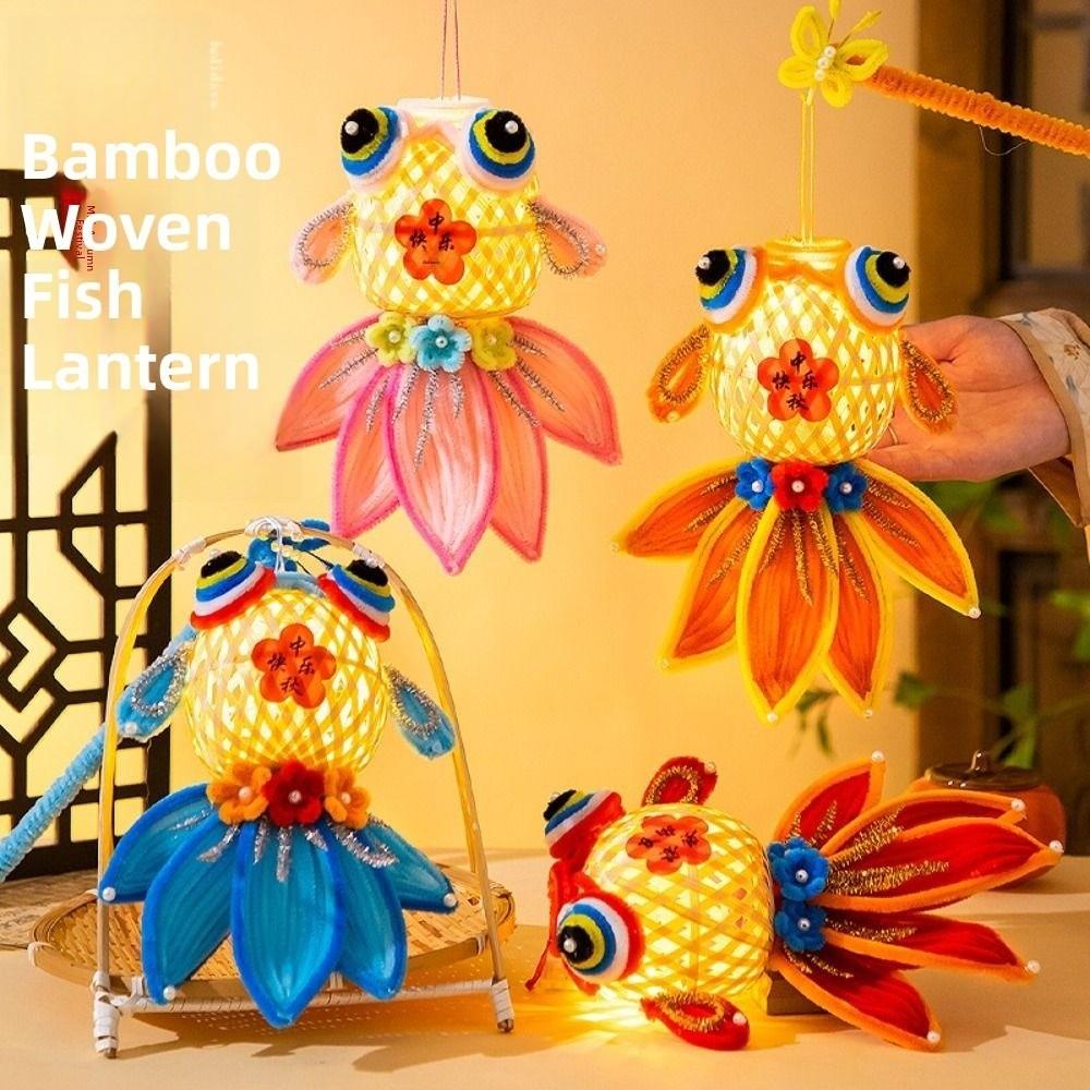 Hand Made Carp Lantern Luminous Mid Autumn  Festival  Lantern  Mid-Autumn Festival