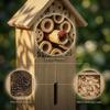 Wooden Insect House, Insect Hotel, Bees, Butterflys, Ladybirds, Natural Insect Habitat For Garden And Yard