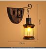 Vintage Industrial Wood Wall Lamp for Bar, Cafe, or Bedroom