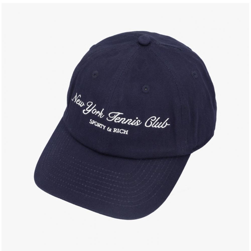 Sportliche Rich Ny Tennis Club Logo Kappe Ac040621402bl106