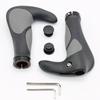 LEXOR Handle Grips Ergo Grips Bullhorn 3 Variations Bullhorn Black Lock-On