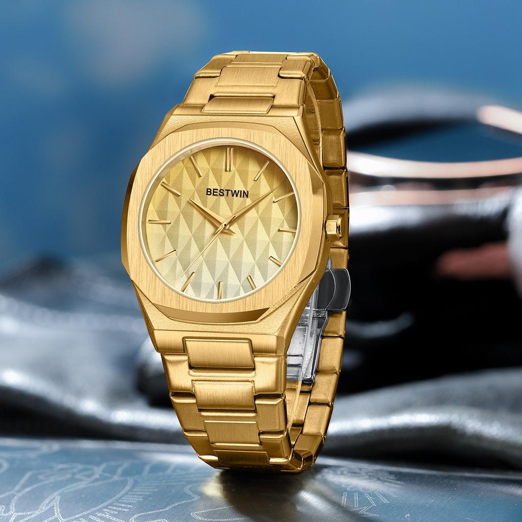 Business Features Embossed Dial Fashion Men'S Watch Batch