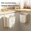 Küchenwandmontierter faltbarer Mülleimer, Haushalts-Hänge-Mülleimer, zum Aufhängen an Schranktüren
