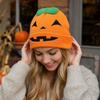 Adult Halloween Pumpkin Knit Beret Hat Warm Winter