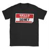 Hello My Name Is Sidney Name Tag T Shirt Beach Trendy T Shirts 100% Cotton O-Neck Plus Size Tees Short-Sleeved Y2K Funny Tops