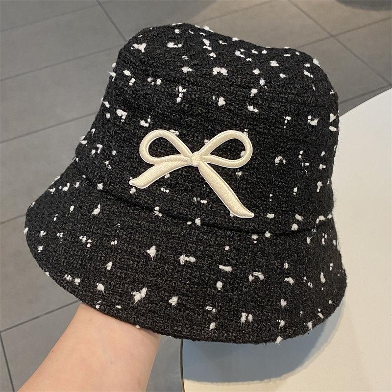 

Весна и осень Новая женская шляпа-тазик с бантом Повседневная шляпа-ведро Уличная солнцезащитная шляпа one size