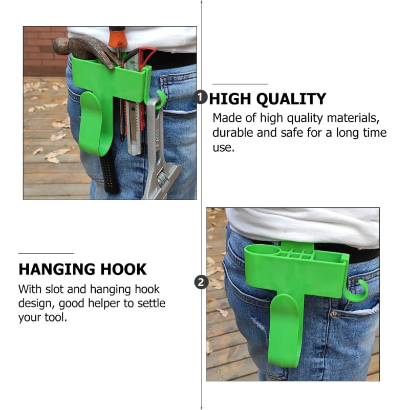 Ibasenice Waist Tool Tool Whisking Tool Drill Tool Waist Pouch with Rack and Hanger Storage Rack, Carpenter's Belt, Tool, Electrician's Belt, Pouch,