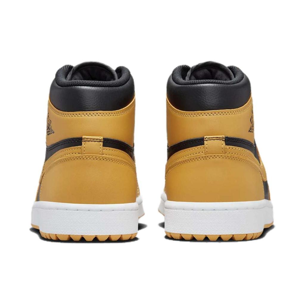 Air Jordan 1 High Golf Pollen Unisex Sneakers Yellow Black White DQ0660-700