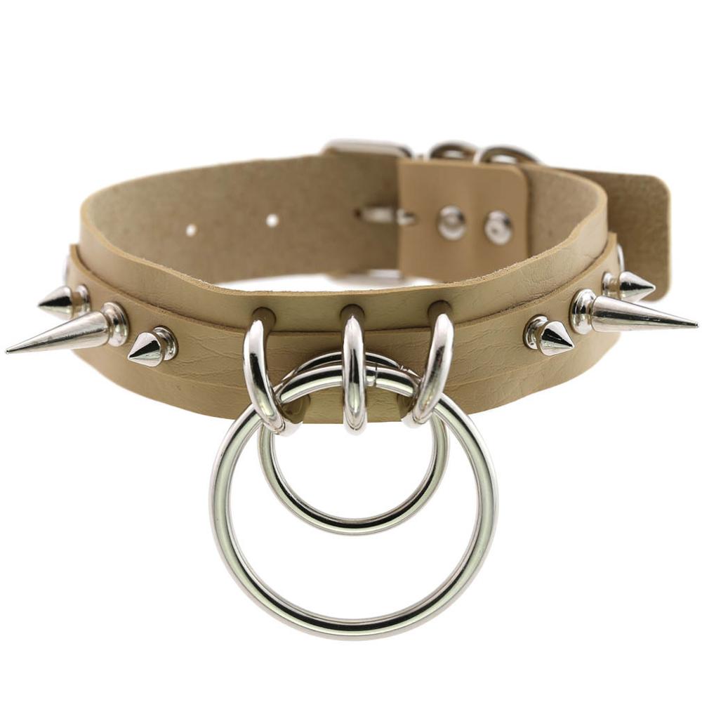 Spiked Choker For Women Men Punk Rock Collar Goth Fashion Necklaces  Leather Studded Choker Girls Harajuku Gothic Jewelry