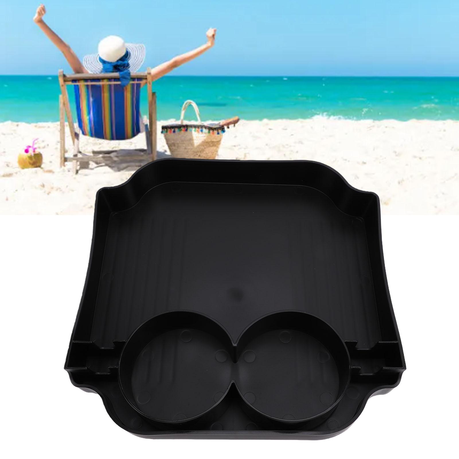 Plateau Sac de Plage Multi-Compartiments Garde les Objets Organisés Compatible avec la Plupart des Sacs de Plage
