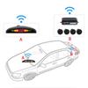 Wireless Car Parking Sensor Car Parktronic LED With 4 Sensors Reverse Backup Car Parking Radar Monitor Detector System 22MM