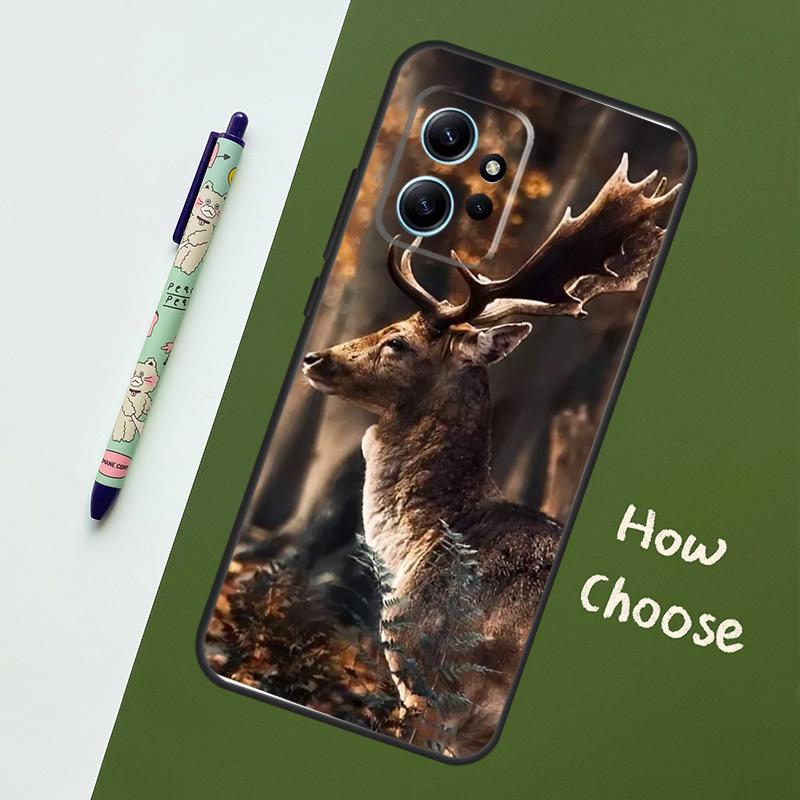 Deer Case For Xiaomi Redmi Note 15 Pro Plus 14 13 10 11 12 Cover For Redmi 15C 15 13C 12C 14C 10C