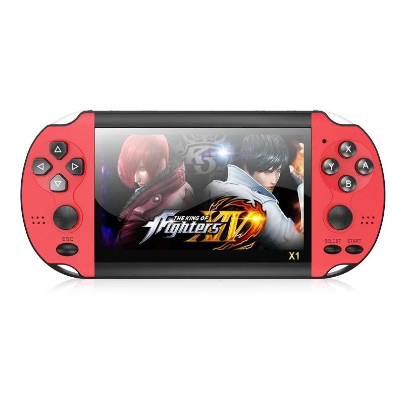 

X7S Dual Rocker Game Machine, 3,5-дюймовый HD большой экран портативная игровая приставка PSP, 8G ностальгическая мини-аркадная PSP поддержка двух игроков, 1200 встроенных игр 17.5*8cm,singles красный