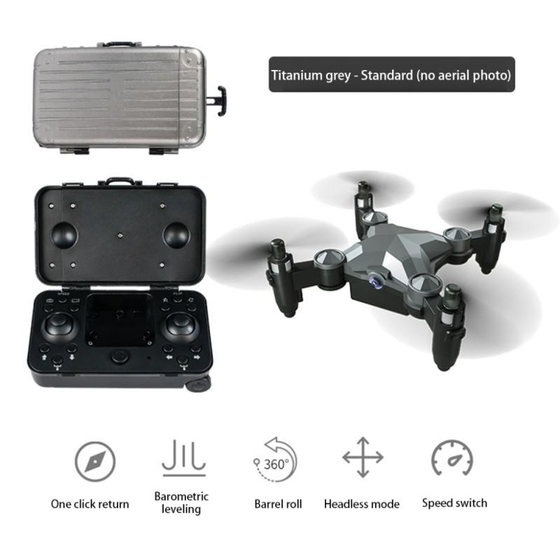 Mini Drone HD Wifi FPV con forma de equipaje, Control remoto, con cámara, plegable, retorno con un clic, Quadcopter, Juguetes