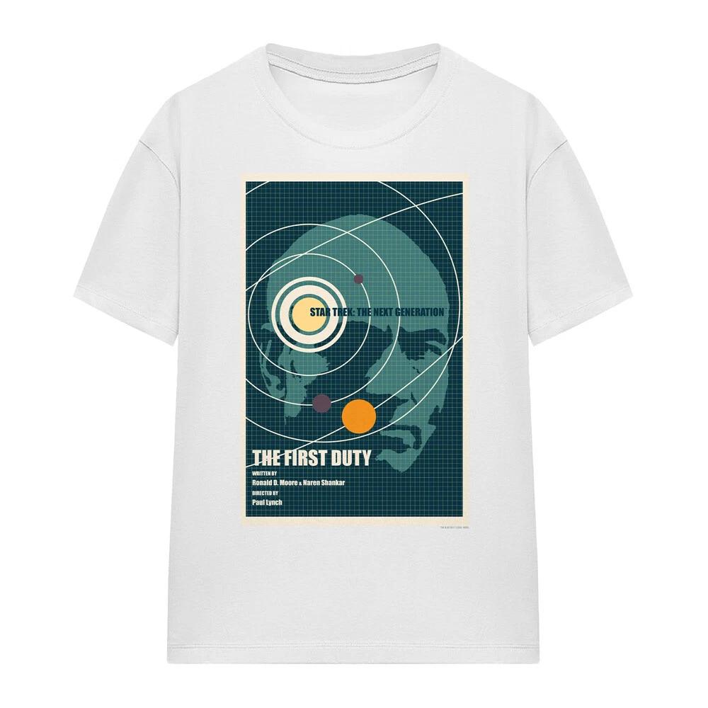 

Star Trek TNG Season 5 Episode 19 Ladies 100% Cotton T-shirt Mens Tees Top S-2XL, White L