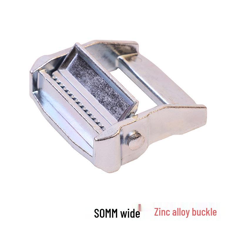 1-Inch Zinc Alloy Press Buckle: Galvanized Webbing Tension Lock Accessory for Adjustment and Binding