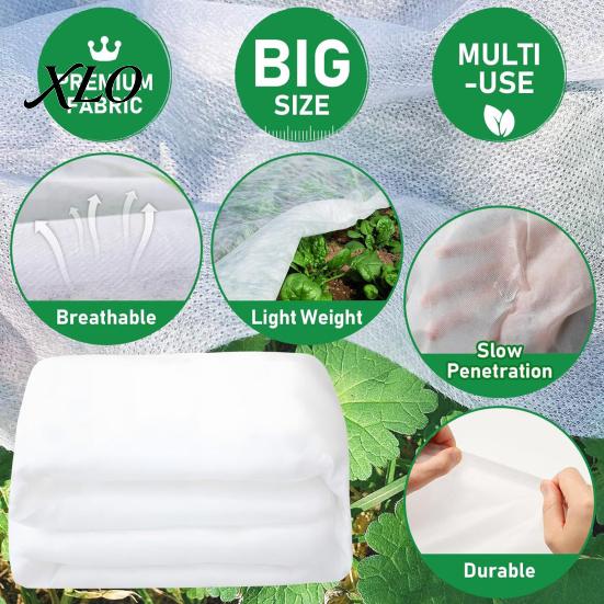 Plant Freeze Guard for Winter Floating Row Cover Garden Plants, Frost Protection Blanket, Breathable Non-woven Reusable Orchard Heat Insulation Fabric