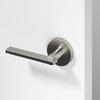 Stainless Steel Bathroom Keyless Door Lock Household Wooden Door Handle Lock Indoor Black Red and Green Indicator Door Handle