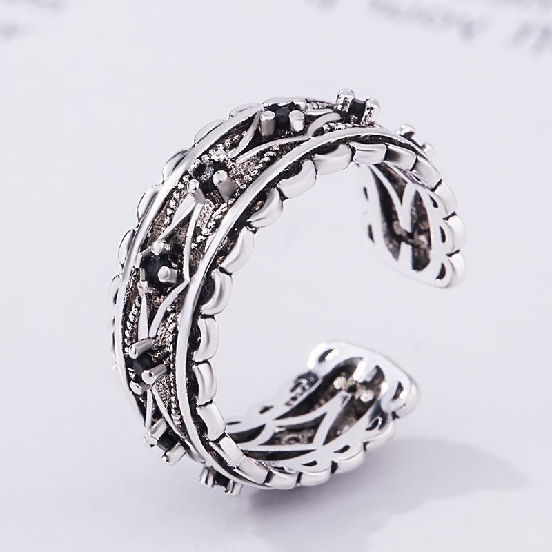 Ring Unique and Personalized Personalised Minimalist Love Heart Ring Female Sweet Cool Cold Wind Peach Heart Open Index Finger Ring Do Old Jewellery