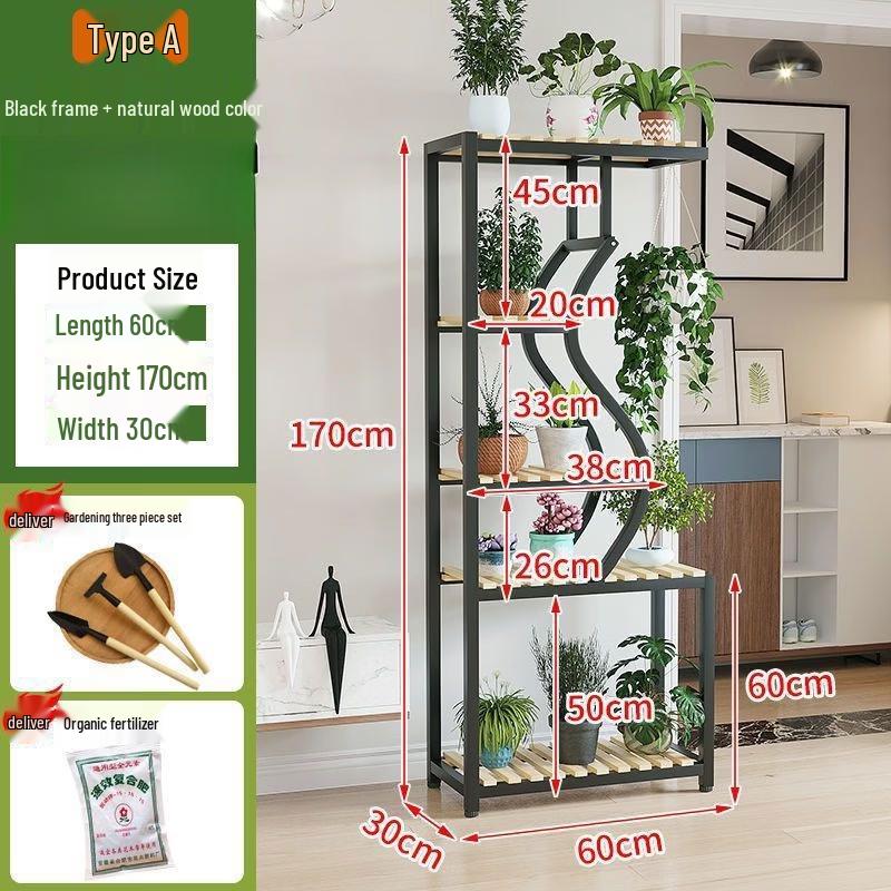 Металлическая подвесная подставка для растений для помещений