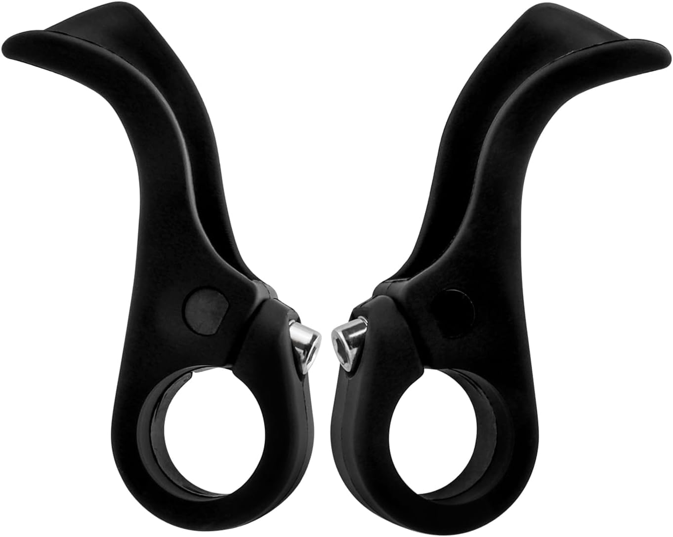 

Bestgle 1 Pair of Thumb Grip Easy Durable and Lightweight Mountain Bike Handlebars with Comfortable MTB Bicycle Lever Accessories Handlebars, чёрный