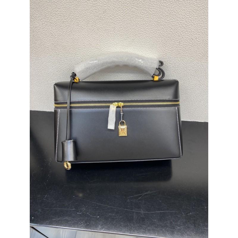 Genuine Leather Lunch Tote Bag Retro Vintage Handbag Daily Shoulder Women